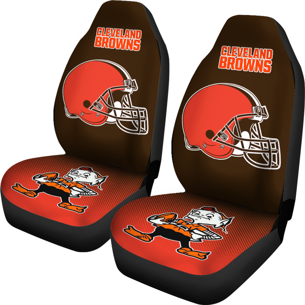 Cleveland Browns New Fashion Fantastic Car Seat Covers 001(Pls Check Description For Details)